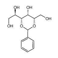 2,4-O-Benzylidene-D-glucitol structure