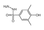 4-hydroxy-3,5-dimethylbenzenesulfonohydrazide结构式