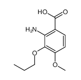 2-amino-4-methoxy-3-propoxybenzoic acid Structure