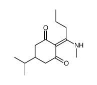 2-[1-(methylamino)butylidene]-5-propan-2-ylcyclohexane-1,3-dione Structure