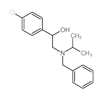 2-(benzyl-propan-2-yl-amino)-1-(4-chlorophenyl)ethanol Structure