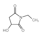 1-乙基-3-羟基-2,5-吡咯烷二酮结构式