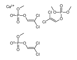 calcium,2,2-dichloroethenyl dimethyl phosphate,2,2-dichloroethenyl methyl phosphate Structure