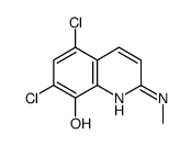 5,7-dichloro-2-(methylamino)quinolin-8-ol Structure