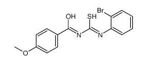 N-[(2-bromophenyl)carbamothioyl]-4-methoxybenzamide结构式