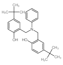 2-[[(2-hydroxy-5-tert-butyl-phenyl)methyl-phenyl-amino]methyl]-4-tert-butyl-phenol Structure