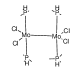 bis[dichlorobis(trimethylphosphine)molybdenum](Mo-Mo)结构式