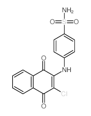 Benzenesulfonamide,4-[(3-chloro-1,4-dihydro-1,4-dioxo-2-naphthalenyl)amino]- picture