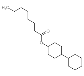 Octanoic acid,[1,1'-bicyclohexyl]-4-yl ester结构式