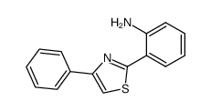 2-o-Aminophenyl-4-phenylthiazole Structure