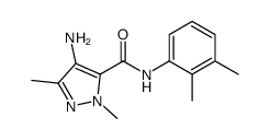 1H-Pyrazole-5-carboxamide,4-amino-N-(2,3-dimethylphenyl)-1,3-dimethyl- structure