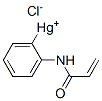 ((N-acryloylamino)phenyl)mercuric chloride structure