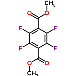 Dimethyl 2,3,5,6-tetrafluoroterephthalate Structure