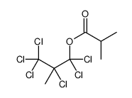 (1,1,2,3,3,3-hexachloro-2-methylpropyl) 2-methylpropanoate结构式