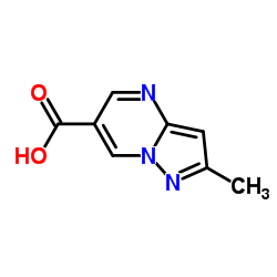 2-甲基吡唑并[1,5-a]嘧啶-6-甲酸结构式