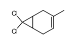 4-methyl-1,1-dichloro-2,3,6,7-tetrahydrobenzocyclopropene Structure