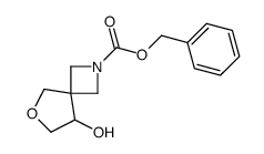 Benzyl 8-hydroxy-6-oxa-2-azaspiro[3.4]octane-2-carboxylate结构式