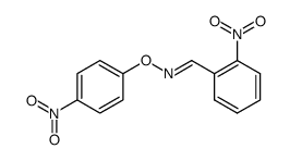 (E)-2-nitrobenzaldehydeO-(4-nitrophenyl) oxime Structure