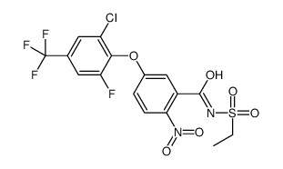 5-[2-chloro-6-fluoro-4-(trifluoromethyl)phenoxy]-N-ethylsulfonyl-2-nit ro-benzamide picture