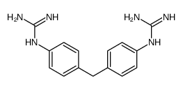 2,2'-[Methylenebis(p-phenylene)]bis(guanidine) structure