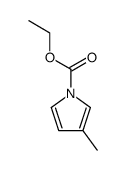 1H-Pyrrole-1-carboxylicacid,3-methyl-,ethylester(9CI)结构式