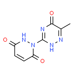 3,6-Pyridazinedione, 1-(2,5-dihydro-6-methyl-5-oxo-1,2,4-triazin-3-yl)-1,2-dihydro- (9CI) picture