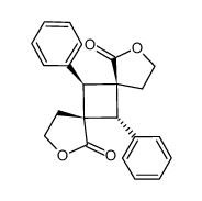 (5R,6R,7S,12S)-6,12-diphenyl-2,9-dioxadispiro[4.1.47.15]dodecane-1,8-dione Structure