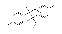 1-[3,4-dimethyl-4-(4-methylphenyl)hexan-3-yl]-4-methylbenzene Structure