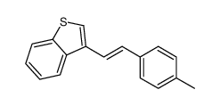 3-[2-(4-methylphenyl)ethenyl]-1-benzothiophene Structure