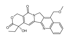 7-Methoxymethylcamptothecin Structure