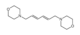 4,4'-(hexa-2,4-diene-1,6-diyl)bismorpholine structure