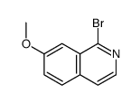 1-bromo-7-methoxyisoquinoline Structure