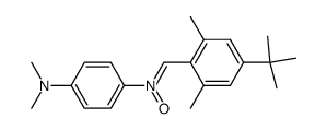 (Z)-1-(4-(tert-butyl)-2,6-dimethylphenyl)-N-(4-(dimethylamino)phenyl)methanimine oxide结构式