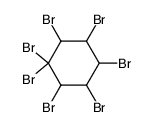 1,1,2,3,4,5,6-heptabromo-cyclohexane结构式