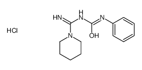 1-(IMINO-PIPERIDIN-1-YL-METHYL)-3-PHENYL-UREA HYDROCHLORIDE Structure