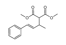 dimethyl 2-(4-phenylbut-3-en-2-yl)malonate结构式