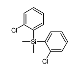 bis(2-chlorophenyl)-dimethylsilane Structure