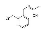 N-[[2-(chloromethyl)phenyl]methyl]acetamide结构式