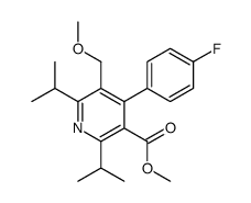 2,6-二异丙基-4-(4-氟苯基)-3-羟甲基-5-甲氧基吡啶-3-羧酸甲酯图片