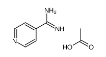 acetic acid,pyridine-4-carboximidamide图片