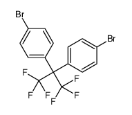 1-bromo-4-[2-(4-bromophenyl)-1,1,1,3,3,3-hexafluoropropan-2-yl]benzene Structure