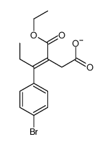 4-(4-bromophenyl)-3-ethoxycarbonylhex-3-enoate Structure