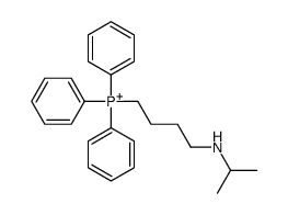 triphenyl-[4-(propan-2-ylamino)butyl]phosphanium Structure