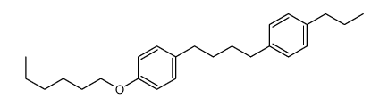 1-hexoxy-4-[4-(4-propylphenyl)butyl]benzene Structure