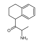 2-amino-1-(1,2,3,4-tetrahydronaphthalen-1-yl)propan-1-one结构式