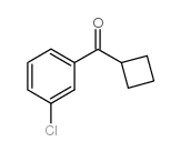 3-CHLOROPHENYL CYCLOBUTYL KETONE structure