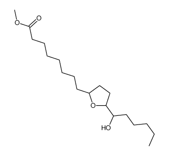 methyl 8-[5-(1-hydroxyhexyl)oxolan-2-yl]octanoate结构式