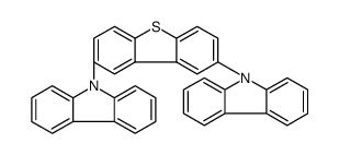 2,8-双(9H-卡唑-9-基)二苯并噻吩结构式