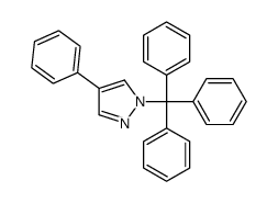 4-Phenyl-1-(triphenylmethyl)-1H-pyrazole Structure