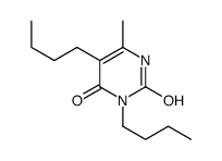 3,5-Dibutyl-6-methyluracil Structure